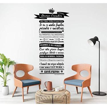 Imagem de Adesivo de Parede Frase mod50 Oração tamanho 50cmx100cm