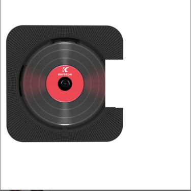 Imagem de Leitor de CD Montável na parede com Bluetooth e rádio_PRETO