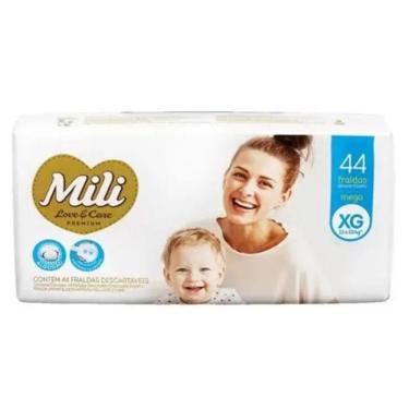 Imagem de Fralda Infantil Mili Love & Care Premium Xg C/44