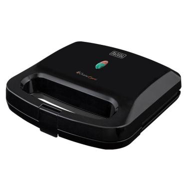 Imagem de Grill e Sanduicheira 127v Preta Black Decker