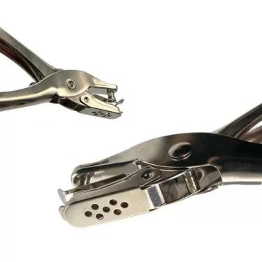 Imagem de Alicate Furador Papel 6Mm Perfurador Cortador Ergonômico