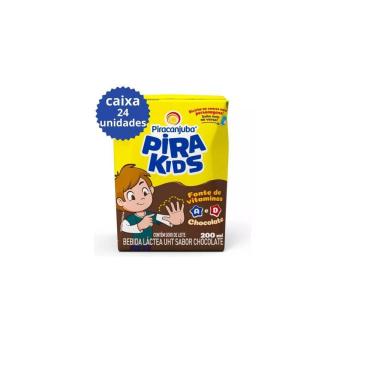 Imagem de Bebida Láctea Achocolatado Pirakids Chocolate 200ml