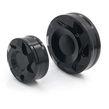 Imagem de crazy sport Tampa do reservatório de fluido da embreagem do freio dianteiro traseiro para YZFR1 YZFR6 YZFR7 MT09 MT07 CBR1000RR CB1000R TRACER 9/GT Z1000SX Z900RS ZX-6R Tampa do cilindro mestre da