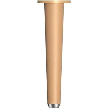 Imagem de Conjunto de 4 pernas de móveis pés de móveis Pernas de mesa bancos de mesa de centro Perna de metal Altura ajustável preto cinza sólido Liga de alumínio Pés de gabinete Acessórios parafusos