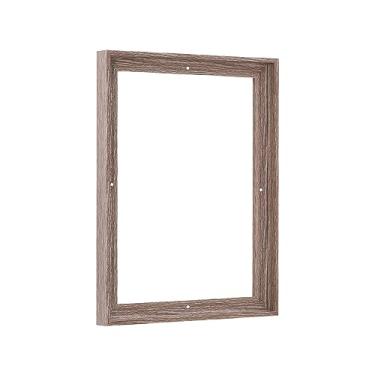 Imagem de Pixy Canvas Moldura flutuante de 23 x 30 cm para pinturas em tela, painéis de madeira, painéis de lona e quadros de tela esticados. Moldura flutuante serve para arte profunda de 1,5 cm, 1,9 cm e máximo 2,2 cm (carvalho cinza, 22,8 x 30,5 cm)