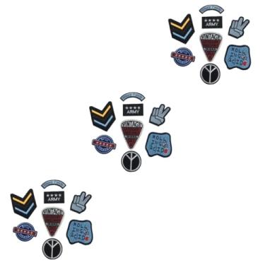 Imagem de Operitacx 3 Partidas emblemas bordados distintivo adesivos de tecido para roupas ferro em remendos mochila kit livros echarpe adesivos de pano remendos de costura chapéu Fragmento