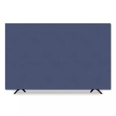 Imagem de Capa contra poeira para TV de 32 a 75 polegadas, tecidos de poliéster elástico, capa para monitor de TV para ambientes internos e externos, cores puras, várias opções de tamanhos