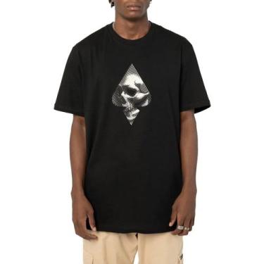 Imagem de Camiseta Mcd Regular Skull Linhas Preto