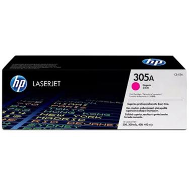 Imagem de Toner HP CE413A 413A 305A Magenta M451DW M475 Original 2.6K