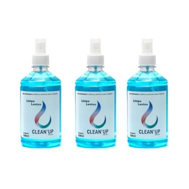 Imagem de Kit 3 Spray Limpa Lentes Telas Óculos Cameras Lupas Monitores - 500 ml