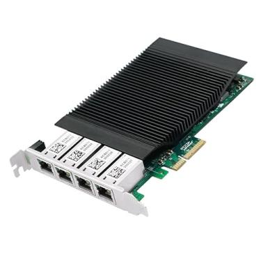 Imagem de Placa de rede Gigabit de 6 portas com chip Intel I210, placa de rede de 1 GB, portas RJ45, PCI Express X4, para Windows/Windows Server/Linux