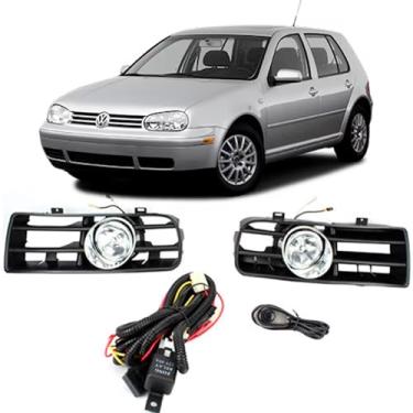 Imagem de Kit Farol de Milha Golf 99/06 Botão Modelo Universal Shocklight - SL-262310