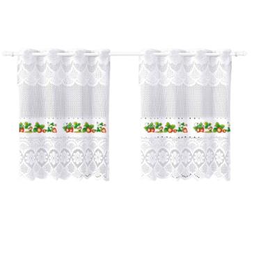 Imagem de Cortina Pia Bando Vitro Formosa Renda Cozinha 1,60x0,80x0,20