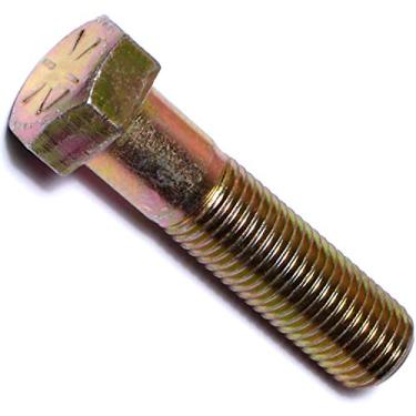 Imagem de Hard-to-Find Fastener 014973253172 Parafusos sextavados finos de grau 8, 7/16-20 x 1-3/4, Peça-25, Amarelo