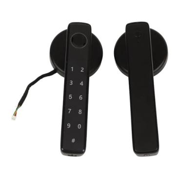 Imagem de Fechadura de Porta Com Impressão Digital, Fechadura de Porta de Entrada Sem Chave, Fechadura Eletrônica de Liga de Alumínio Abs Com Acessórios para Quarto de Hotel