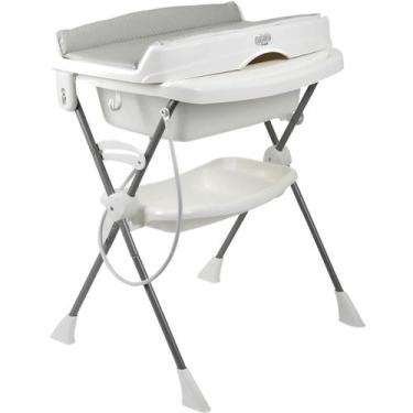 Imagem de Banheira de Bebe com Trocador Burigotto Splash+ Granito Cinza, Granito