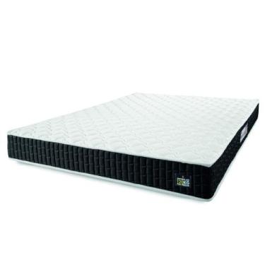 Imagem de Colchão Casal Espuma D33 New Millenium 138x188x19cm Branco/Preto Helle