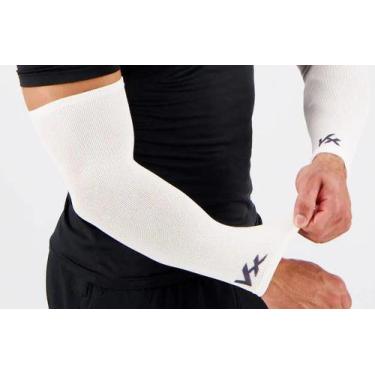 Imagem de Manguito Kanxa Longo Esportivo, Branco, P/M, Unissex