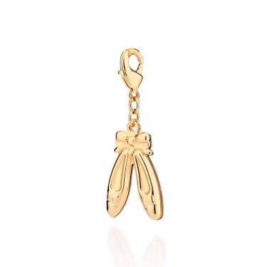 Imagem de Berloque pingente banhado ouro 3x 24k 18k e 22k feminino rommanel sapa