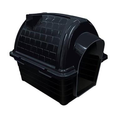 Imagem de Casa Iglu Furacão Pet Preta para Cães - Tamanho 5