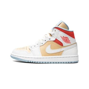 Imagem de Nike Tênis feminino WMNS Air Jordan 1 Médio, Branco, 35