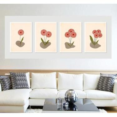 Imagem de Adesivo Decorativo Papel De Parede Desenhos Flores - Gaudesivos