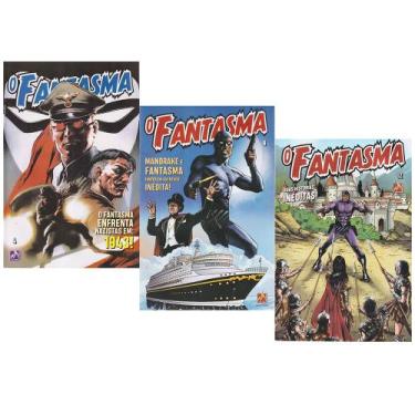 Imagem de Hq o Fantasma Editora Mythos Kit 3 Gibis Nostalgia