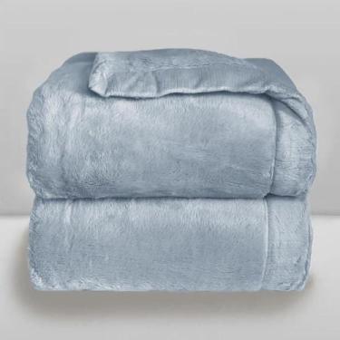 Imagem de Cobertor Donna Laço Bebê Plush Cosy, Azul, 90X110