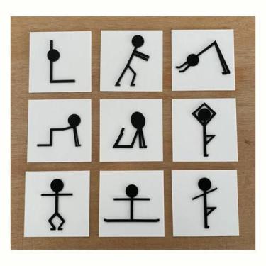 Imagem de Cards Das Poses Em Acrílico - Agv Criações