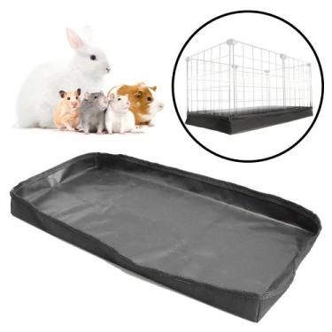 Imagem de Bandeja Higiênica Impermeável para Cercado 30x60 Nylon Preto com Viés 