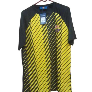 Imagem de Camisa Masculina Barcelona Torcedor Poliéster Balboa, Azul, 2GG