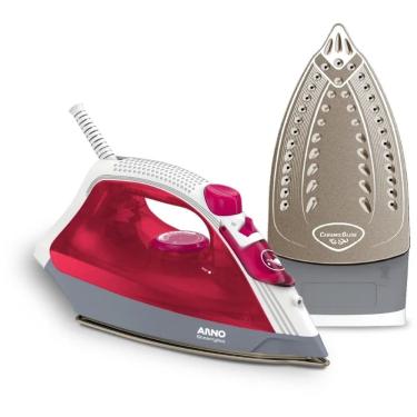 Imagem de Ferro a Vapor Elétrico Arno Steamgliss Cerâmica Rosa FSGC 1200W Vapor Contínuo 20g/min...