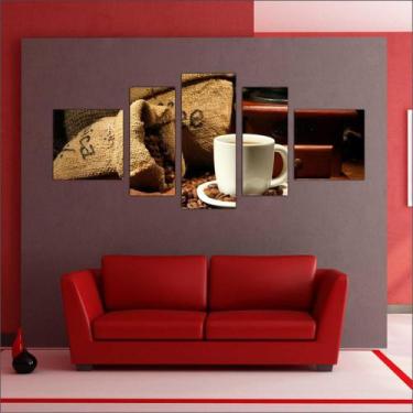 Imagem de Quadro Decorativo Padarias Bolo Cafeterias Decorações 5 Peças TT8 - Vi