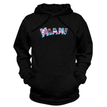 Imagem de Blusa de Frio Peluciado Moletom Bolso Canguru Estampado - Relaxado, Pr