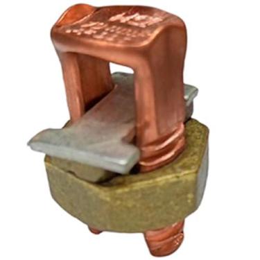 Imagem de Split Bolt Conector Parafuso Fendido Bimetálico 70mm para Emenda Cabos