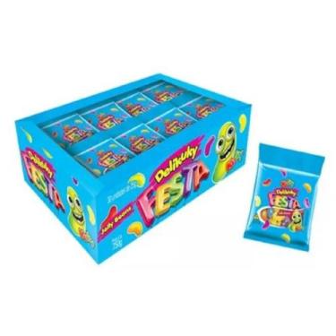 Imagem de Mini Bala De Goma Delikuky Jujuba Festa C/25un De 20gr 500gr