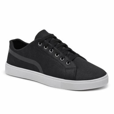 Imagem de Sapatenis Masculino Casual Sola Reta Coturada Com Cadarço - Gmm Shoes,