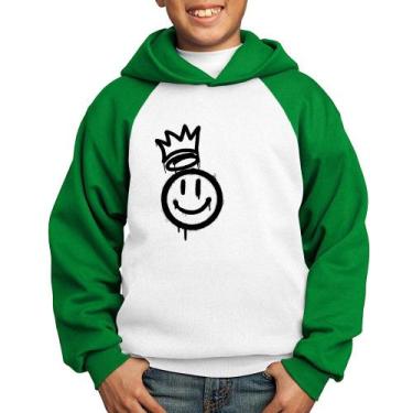 Imagem de Moletom Infantil Smile Kingdom - Foca na Moda, Branco, Verde, 4