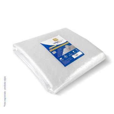 Imagem de Lona Polietileno 7x3 Transparente Com Ilhós 300 Micras Grossa Reforçad