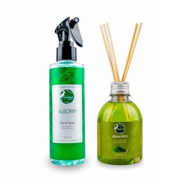 Imagem de Kit Aromatizador de Ambientes Alecrim 270 ml + Home Spray - Pantanal A