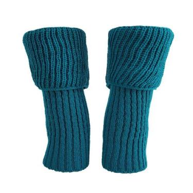 Imagem de Polaina Katlen Tricot Modelo Fang, Verde claro, 70% Poliéster / 30% Ac