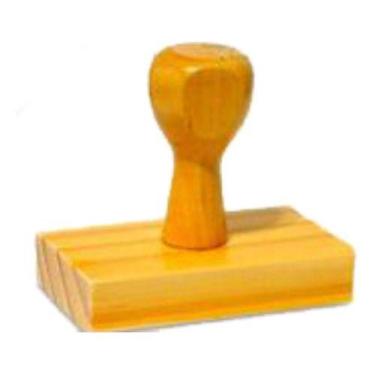 Imagem de 10 Base Carimbos Madeira 40x60mm Cnpj (somente Carcaça) - Carimbos Taq