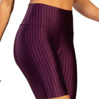 Imagem de Bermuda Fitness New Zig 3D Bella Fiore Poliamida Cós Alto Academia Treino Moda Feminina-Feminino