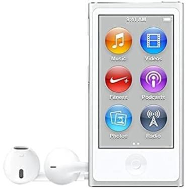 Imagem de Leitor de música iPod Nano 7ª geração 16gb prata embalado em caixa branca lisa