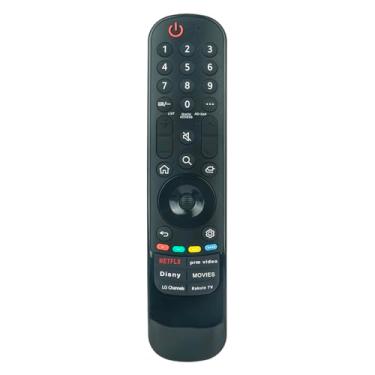 Imagem de AIDITIYMI AKB76043112 MR23GA Controle remoto de substituição compatível com LG TV OLED42C31LA OLED42C32LA OLED42C34LA OLED42C35LA OLED42C37LA OLED42C38LA OLED42C3RLA OLED48A3AUA OLED48A3PUA OLED55AA.