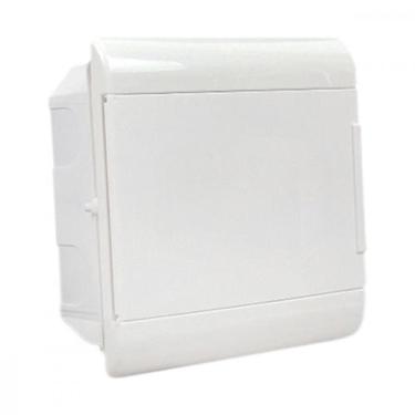 Imagem de Centrinho Steck Pvc 08 Disjuntor Din Embutir Branco