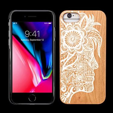 Imagem de CUBE Capa de celular para Apple iPhone 8/7/6s - Design Lace Girl