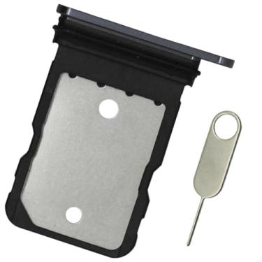 Imagem de PHONSUN Suporte de bandeja de cartão SIM único de substituição para Google Pixel 7A (carvão/preto)