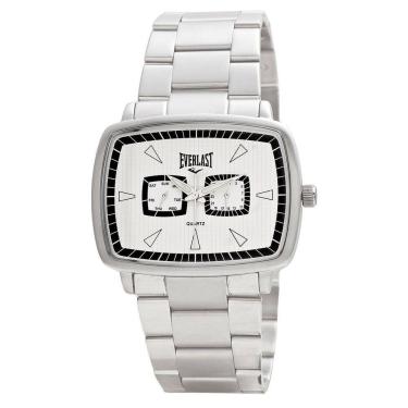Imagem de Relógio Masculino Everlast Prateado À Prova D`Água E094