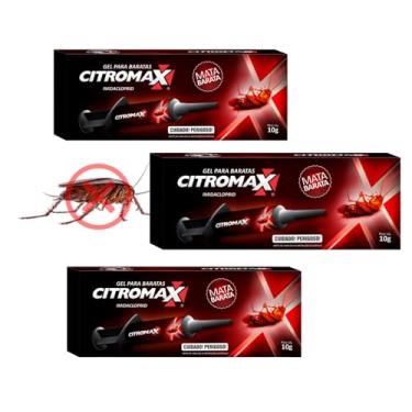 Imagem de Baraticida em gel Citromax kit com 3 caixas